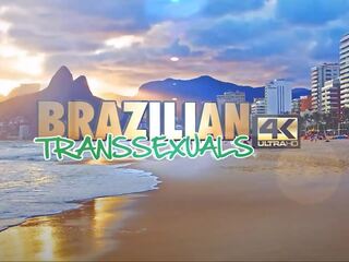 Brazilian-transsexuals: マルチェラ dimov & thayna jordana 2 星